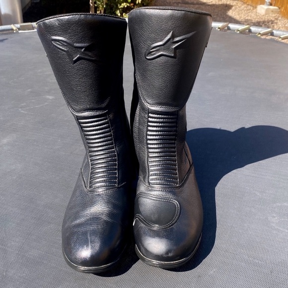 Alpinestars Gran Torino Gore-Tex Motorcycle Riding Boots Black Mens Size 10.5 - Picture 1 of 16